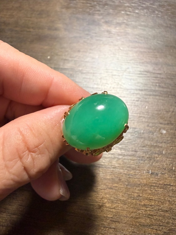 翡翠指輪（金・貴金属）の商品画像 - 査定依頼日：2025年12月11日 - 最高査定価格：200,000円