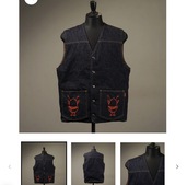 LOOK INVADING - WORK VEST / WRD5305（古着・ファッション）の商品画像 - 査定依頼日：2026年3月9日 - 最高査定価格：6,500円