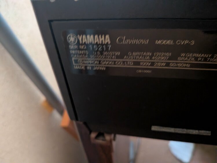 cvp-3（ピアノ・楽器・PA機材）の商品画像 - 査定依頼日：2026年7月22日 - 最高査定価格：100円