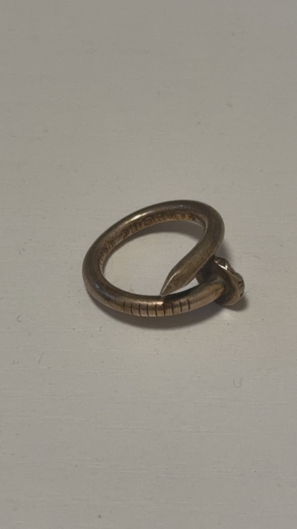 ネイルクロスボールリングシルバー（金・貴金属）の商品画像 - 査定依頼日：2025年10月20日 - 最高査定価格：80,000円