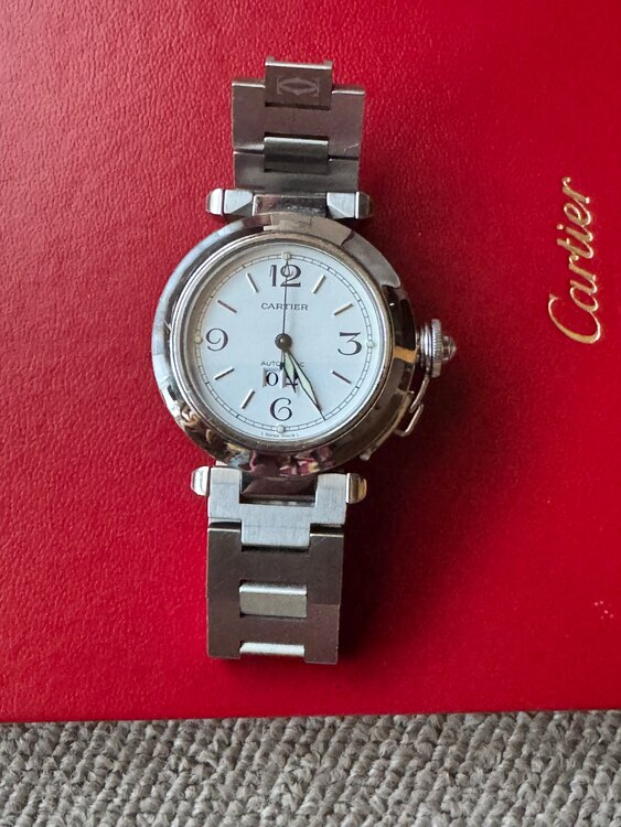 カルティエ パシャ w31044m7¥（高級時計）の商品画像 - 査定依頼日：2025年4月9日 - 最高査定価格：220,000円