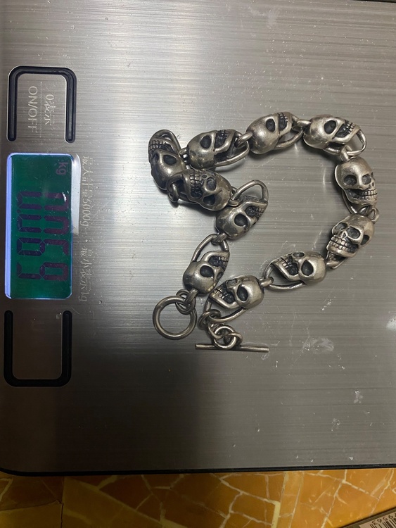 Mens scull bracelet（金・貴金属）の商品画像 - 査定依頼日：2026年7月18日 - 最高査定価格：20,000円