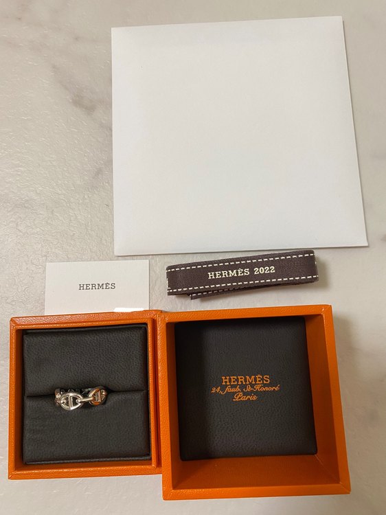 エルメスシェーヌダンクルアンシェネリング（金・貴金属）の商品画像 - 査定依頼日：2022年8月4日 - 最高査定価格：40,000円