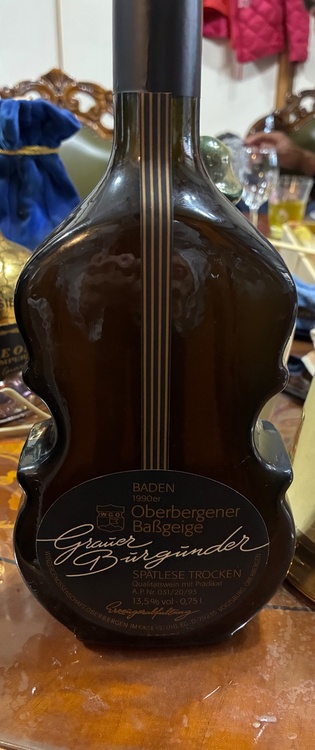 Baden 1990er Oberbergener Baßgeige（お酒）の商品画像 - 査定依頼日：2026年1月7日 - 最高査定価格：100円