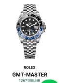 ロレックス GMTマスター （高級時計）の商品画像 - 査定依頼日：2025年10月26日 - 最高査定価格：2,880,000円