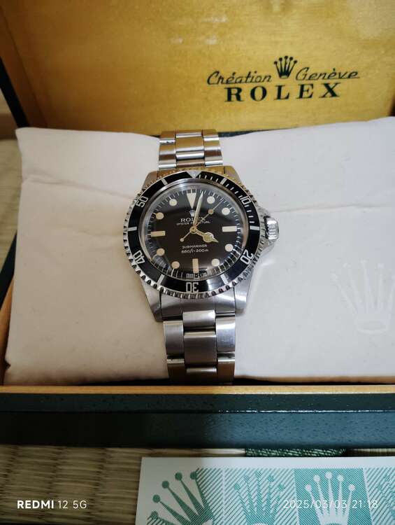 ロレックス サブマリーナー 551（高級時計）の商品画像 - 査定依頼日：2025年3月3日 - 最高査定価格：1,750,000円