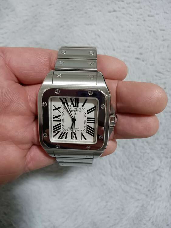 サントス100LM（高級時計）の商品画像 - 査定依頼日：2024年12月10日 - 最高査定価格：600,000円