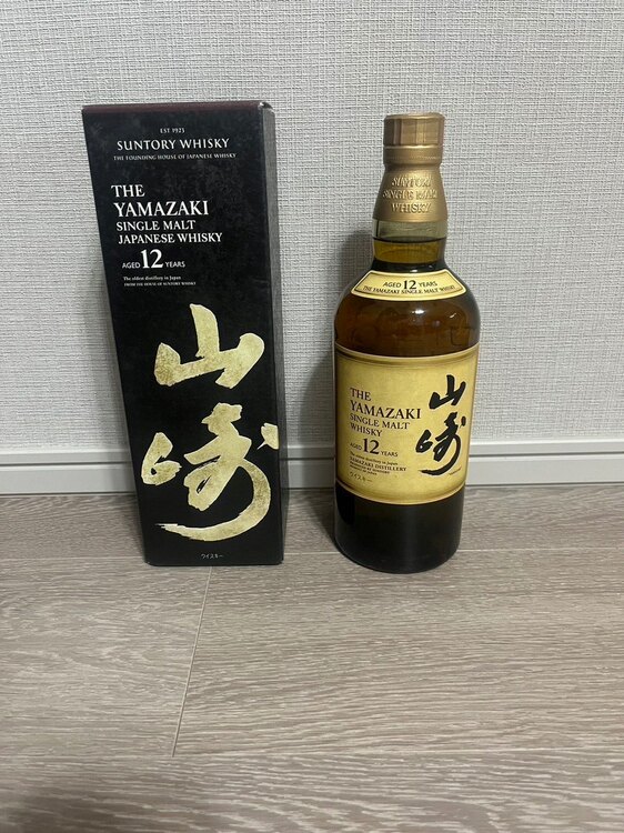 山崎　12年（お酒）の商品画像 - 査定依頼日：2025年2月27日 - 最高査定価格：19,000円