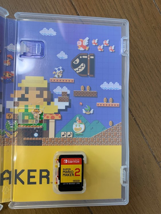 スーパーマリオメーカー2（ゲーム機本体・ゲームソフト）の商品画像 - 査定依頼日：2023年8月20日 - 最高査定価格：2,600円