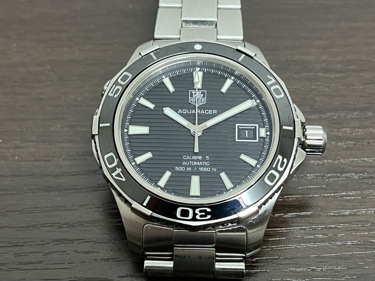 タグホイヤー アクアレーサー WAK211（高級時計）の商品画像 - 査定依頼日：2025年10月2日 - 最高査定価格：130,000円