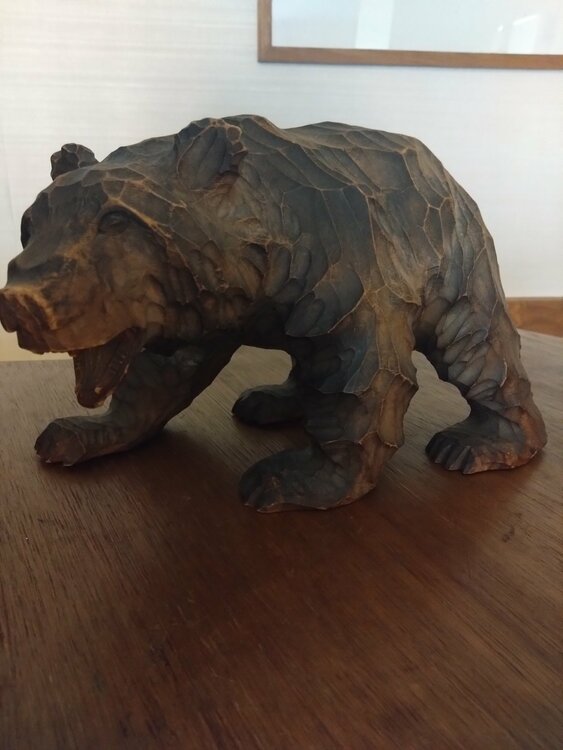 クマ彫（美術品・骨董品）の商品画像 - 査定依頼日：2026年2月24日 - 最高査定価格：3,000円