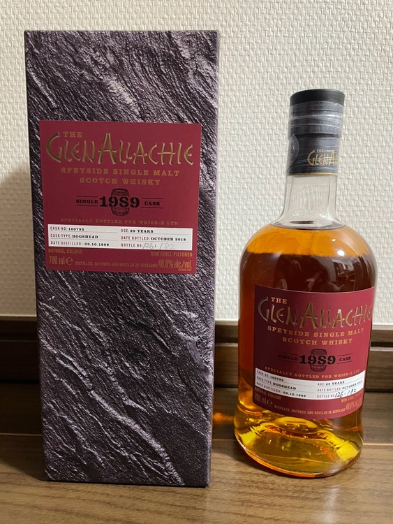 グレンアラヒー29年　1989 48%（お酒）の商品画像 - 査定依頼日：2026年1月19日 - 最高査定価格：50,000円