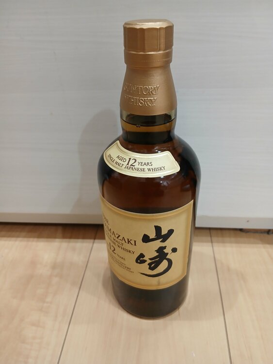 山崎12年シングルモルトウイスキー（お酒）の商品画像 - 査定依頼日：2026年2月14日 - 最高査定価格：38,000円
