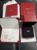 カルティエ　トリニティ　クッション（金・貴金属）の商品画像 - 最高査定価格：320,000円