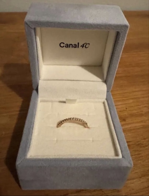 Canal ４℃ K10ピンクゴールド ダイヤモンド リング 9号（金・貴金属）の商品画像 - 査定依頼日：2026年5月17日 - 最高査定価格：46,000円