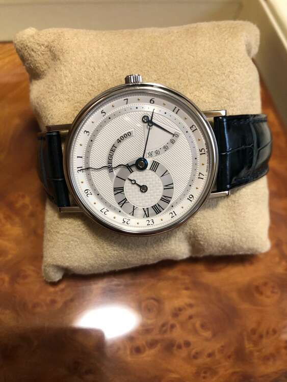 18WG レギュレーター　カレンダー　パワーリザーブ（高級時計）の商品画像 - 査定依頼日：2025年5月6日 - 最高査定価格：1,380,000円