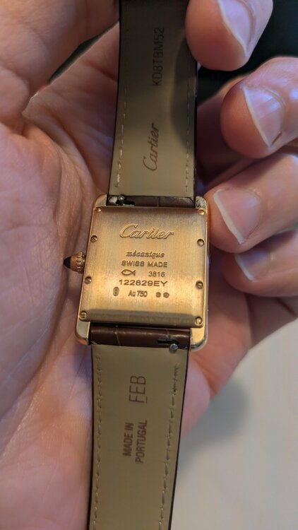 ルイタンクカルティエ（高級時計）の商品画像 - 査定依頼日：2026年3月8日 - 最高査定価格：1,950,000円