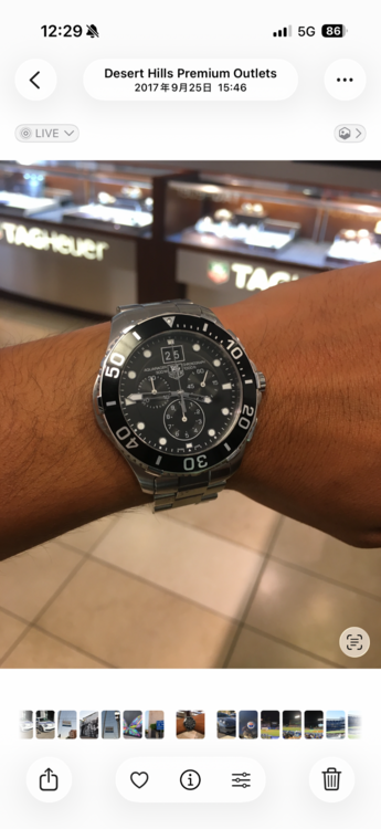 タグホイヤー アクアレーサー （高級時計）の商品画像 - 査定依頼日：2026年1月26日 - 最高査定価格：100,000円