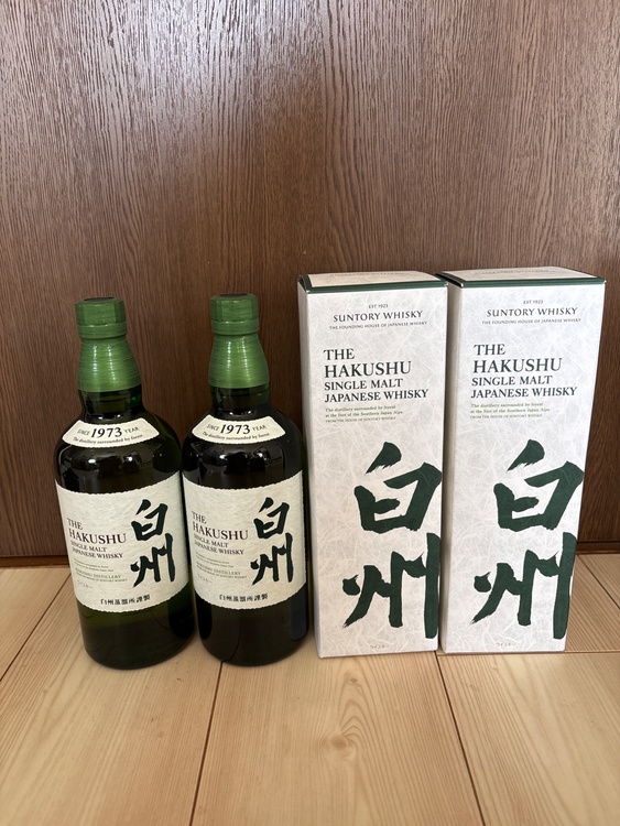 サントリーシングルモルトウィスキー白州（お酒）の商品画像 - 査定依頼日：2026年4月18日 - 最高査定価格：19,000円