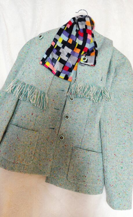 ツイードジャケット（古着・ファッション）の商品画像 - 査定依頼日：2025年8月6日 - 最高査定価格：12,000円