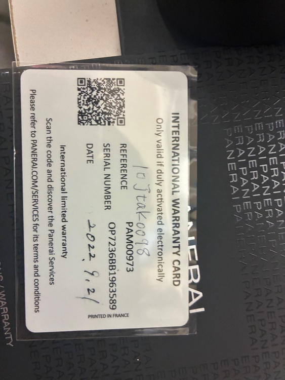 PAM00973（高級時計）の商品画像 - 査定依頼日：2025年12月7日 - 最高査定価格：750,000円