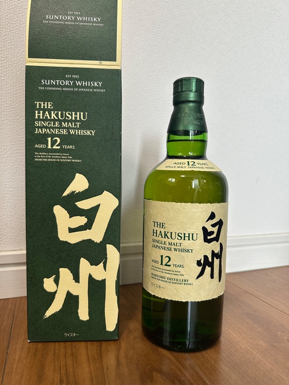白州12年シングルモルト（お酒）の商品画像 - 査定依頼日：2025年8月9日 - 最高査定価格：18,000円