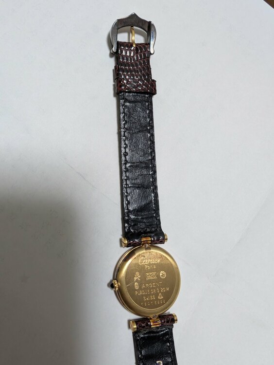 マスト ヴァンドーム ヴェルメイユ（ボルドー文字盤）（高級時計）の商品画像 - 査定依頼日：2026年2月25日 - 最高査定価格：120,000円