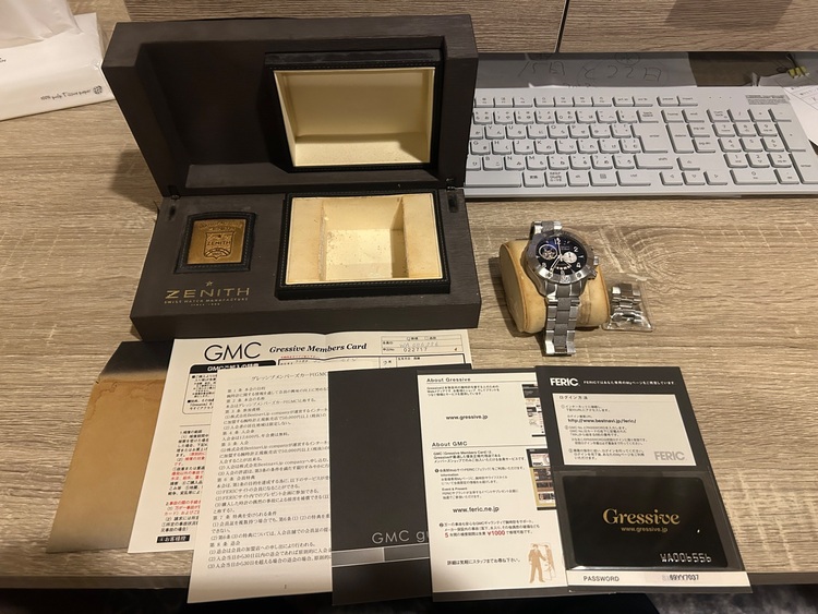 ゼニス エルプリメロ （高級時計）の商品画像 - 査定依頼日：2025年10月19日 - 最高査定価格：350,000円