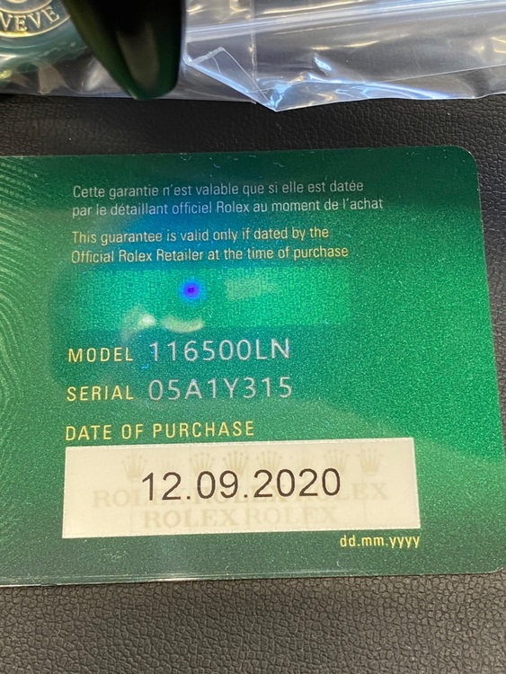 ロレックス デイトナ 116500lm（高級時計）の商品画像 - 査定依頼日：2025年11月16日 - 最高査定価格：4,150,000円