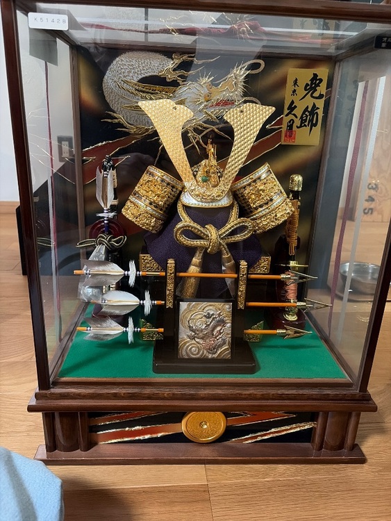 5月人形　久月　K51428 10号　兜取付ケース入（美術品・骨董品）の商品画像 - 査定依頼日：2026年4月7日 - 最高査定価格：3,000円