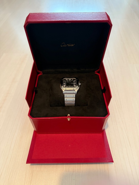 カルティエ サントス サントスLM（高級時計）の商品画像 - 査定依頼日：2025年10月26日 - 最高査定価格：1,100,000円