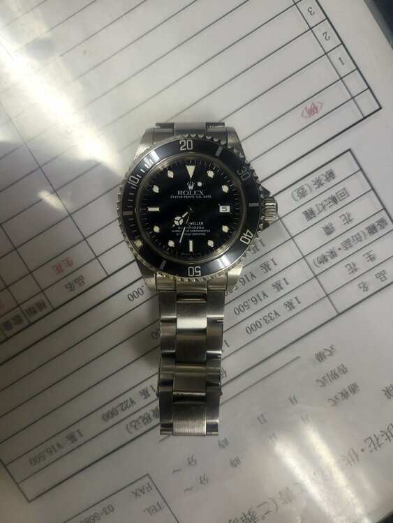 ロレックス シードゥエラー Ref166000（高級時計）の商品画像 - 査定依頼日：2026年3月17日 - 最高査定価格：1,550,000円