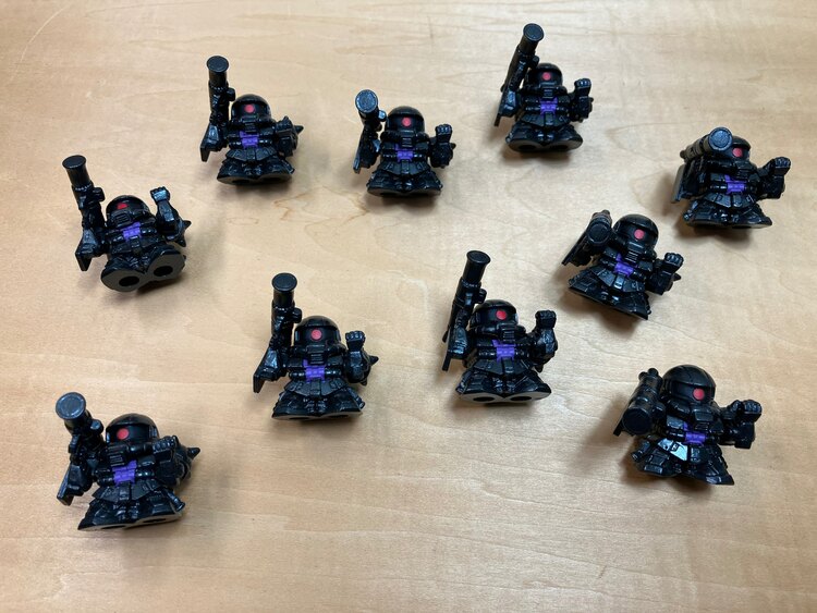 SDガンダム FS (黒い三連星専用高機動型ザクⅡ)×10個（その他のおもちゃ）の商品画像 - 査定依頼日：2025年3月24日