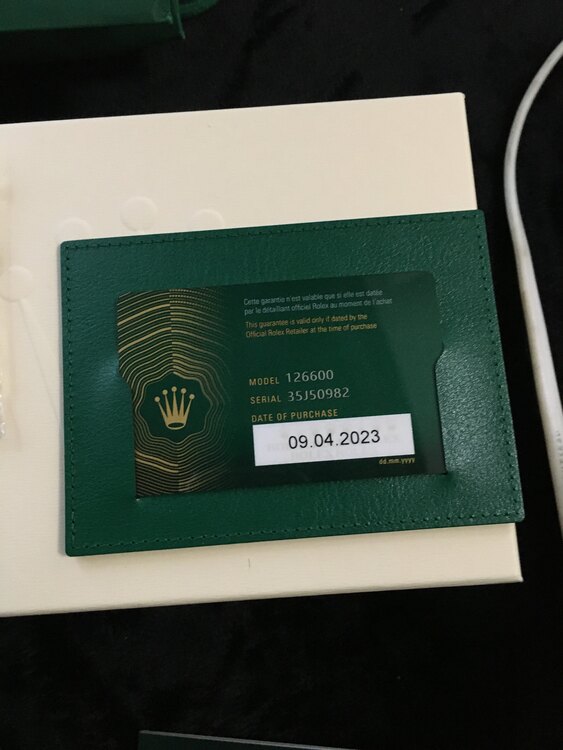 ロレックス シードゥエラー M126600-00（高級時計）の商品画像 - 査定依頼日：2025年5月7日 - 最高査定価格：1,750,000円