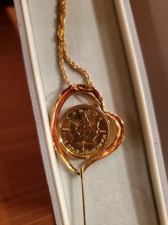 メープルリーフ金貨１/4（金・貴金属）の商品画像 - 査定依頼日：2026年8月29日 - 最高査定価格：600,000円