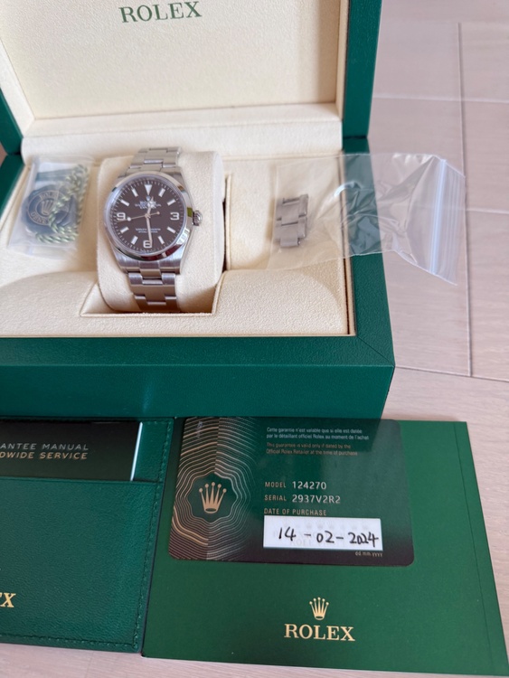 エクスプローラーⅠ（高級時計）の商品画像 - 査定依頼日：2026年4月20日 - 最高査定価格：1,450,000円