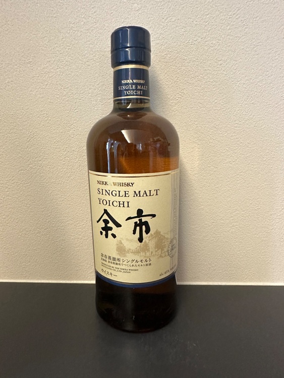 ウイスキー ニッカ 余市 （お酒）の商品画像 - 査定依頼日：2026年2月20日 - 最高査定価格：4,500円