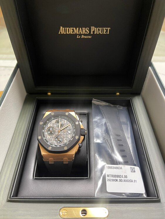 オーデマピゲ ロイヤルオークオフショア （高級時計）の商品画像 - 査定依頼日：2025年5月11日 - 最高査定価格：4,000,000円