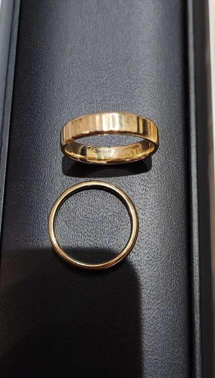 K18 指輪２本 ２本合計　11.24g（金・貴金属）の商品画像 - 査定依頼日：2025年3月26日 - 最高査定価格：131,000円