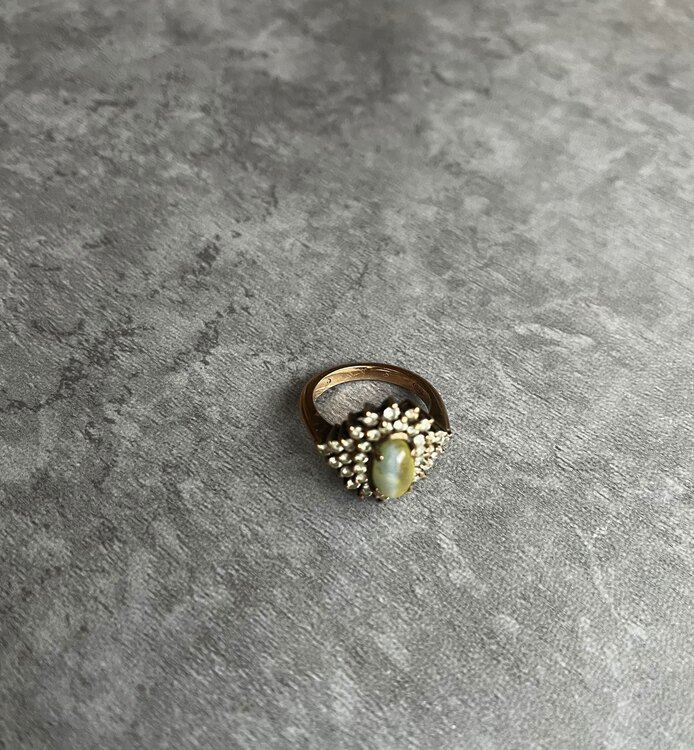 アンティークキャッツアイ　リング（宝石）の商品画像 - 査定依頼日：2025年5月8日 - 最高査定価格：44,000円