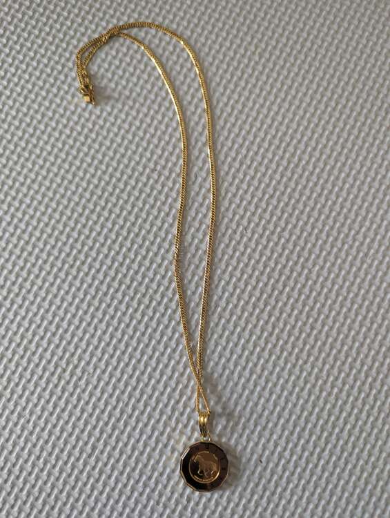 金貨付きネックレス（金・貴金属）の商品画像 - 査定依頼日：2025年4月22日 - 最高査定価格：100,000円