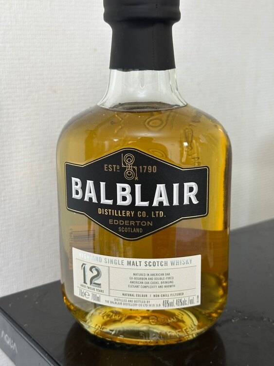 BALBLAIR（お酒）の商品画像 - 査定依頼日：2025年3月8日 - 最高査定価格：2,500円