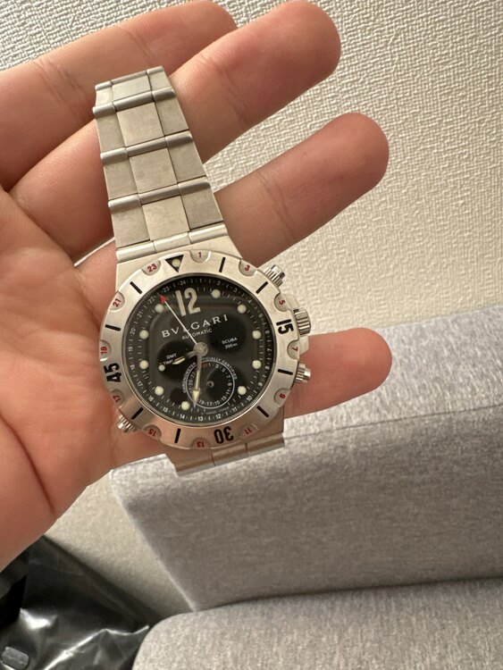 ブルガリ ディアゴノ SD 38S GMT D364（高級時計）の商品画像 - 査定依頼日：2025年4月6日 - 最高査定価格：160,000円