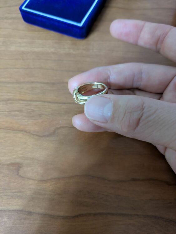 指輪（金・貴金属）の商品画像 - 査定依頼日：2025年8月25日 - 最高査定価格：100,000円