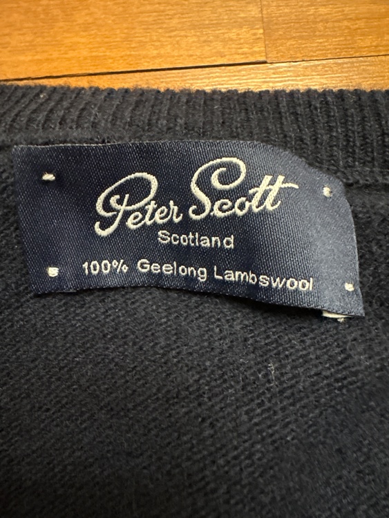 Peter Scott ウールベスト（古着・ファッション）の商品画像 - 査定依頼日：2026年4月27日 - 最高査定価格：500円