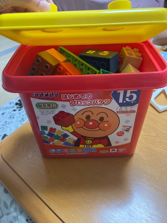 アンパンマンはじめてののブラックバケツ（その他のおもちゃ）の商品画像 - 査定依頼日：2025年11月22日 - 最高査定価格：1,000円