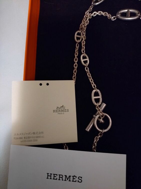 エルメス シェーヌダンクル ファランドール  ネックレス 120cm（金・貴金属）の商品画像 - 査定依頼日：2025年9月17日 - 最高査定価格：210,000円