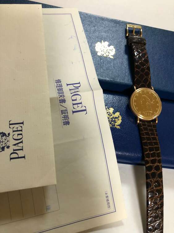 アメリカ10ドル金貨コイン・ウォッチ（高級時計）の商品画像 - 査定依頼日：2025年5月6日 - 最高査定価格：100,000円