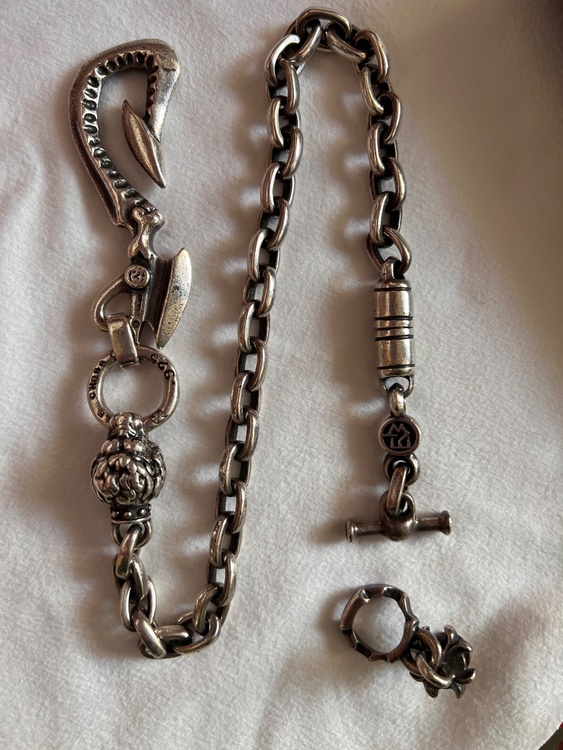 HOOK WITH D.C RING. LION & SMOOTH LINKS （金・貴金属）の商品画像 - 査定依頼日：2026年5月14日 - 最高査定価格：80,000円