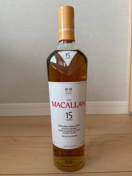 THE MACALLAN COLOUR COLLECTIO15YEARS OLD（お酒）の商品画像 - 査定依頼日：2026年4月25日 - 最高査定価格：11,000円
